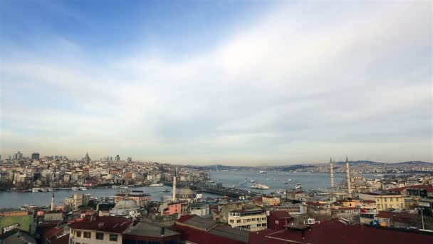 View of Golden Horn — Stock Video