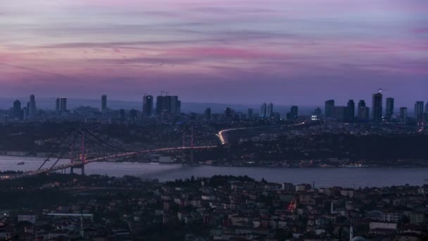 Ώρα λήξη φωτογραφία Κωνσταντινούπολη Τουρκία — Αρχείο Βίντεο