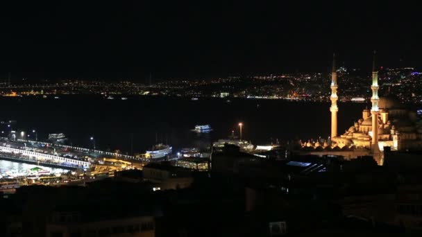 Vista de istanbul Turquía — Vídeo de stock