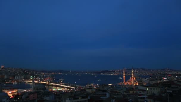 Flygfoto över istanbul Turkiet — Stockvideo