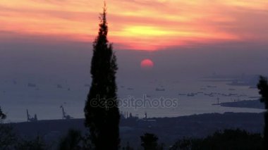 Günbatımında istanbul Türkiye