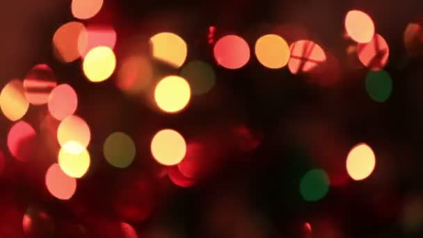 Luce albero di Natale — Video Stock