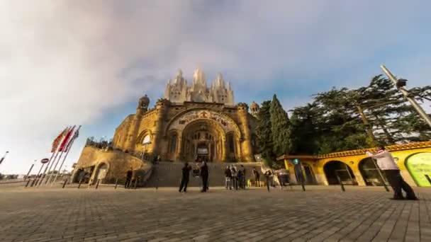 4K Sagrat Cor, Templo del Sagrado Corazón — Vídeos de Stock