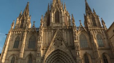 Timelapse fotoğraf Katedrali de Barcelona
