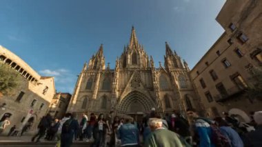 Timelapse fotoğraf Katedrali de Barcelona