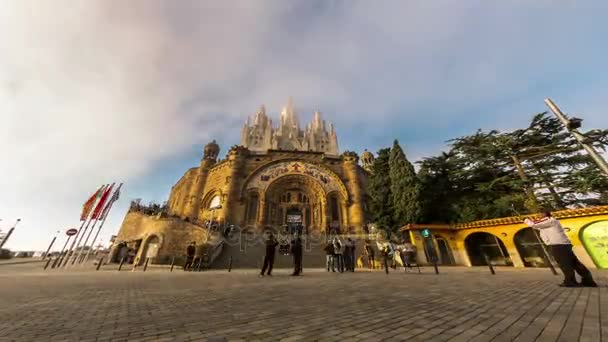 Sagrat Cor, Szent Szív temploma — Stock videók