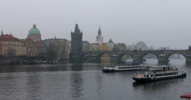 Timelapse Charles Köprüsü Old Town Prague