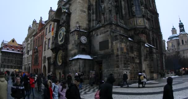 Astronomical clock tower — Stockvideo