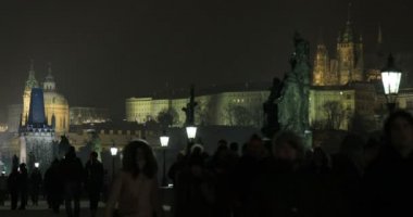 Timelapse Charles Köprüsü Old Town Prague