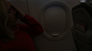 yolcu görünümlü uçak pencere