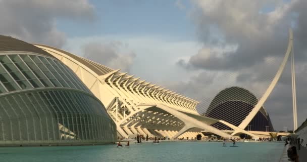 Architettura moderna a Valencia 18 — Video Stock