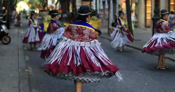 4 k Bolivya karnaval 22 — Stok video