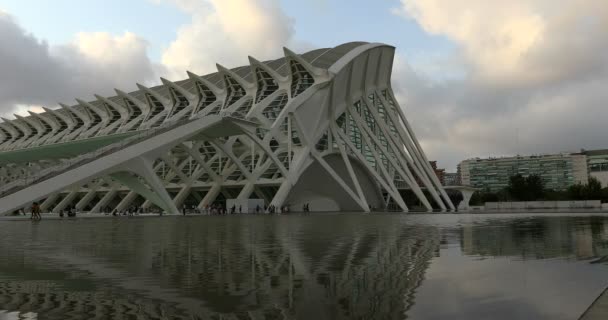 Cidade Das Artes Ciências Valência Espanha Julho 2017 — Vídeo de Stock