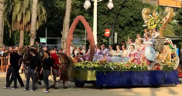 Batalla de las flores 4 — Vídeo de stock