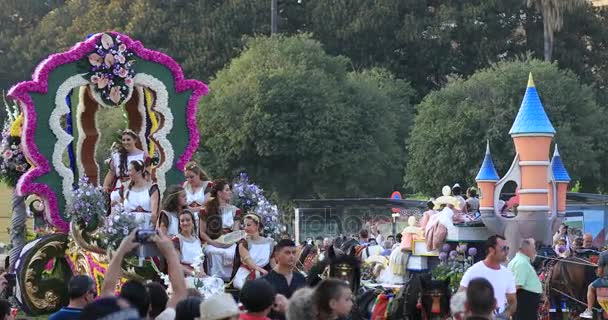 Batalla de las flores 7 — Vídeo de stock