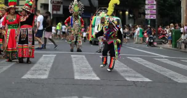 4 k Bolivya karnaval 16 — Stok video