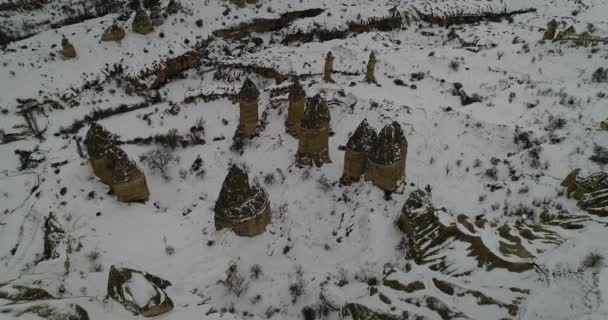 Vista aérea 4K de Capadocia 3 — Vídeos de Stock