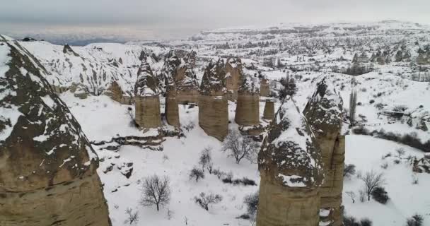 4K vue aérienne de la Cappadoce 1 — Video