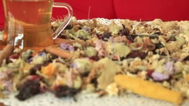 Çay şifalı otlar farklı tipteki