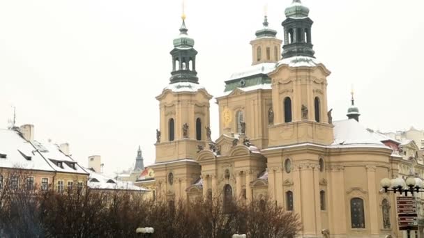 Altstädter Ring in Prag, Tschechische Republik — Stockvideo