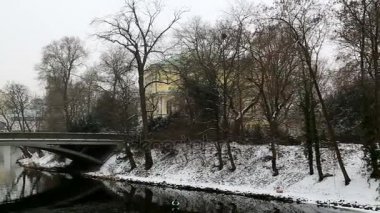 Kış günü, eski şehir bölgesinde, Prague, Çek Cumhuriyeti