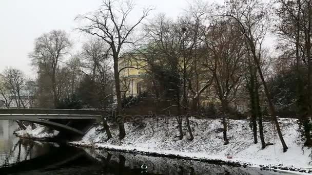 Día de invierno en el casco antiguo, Praga, República Checa — Vídeos de Stock