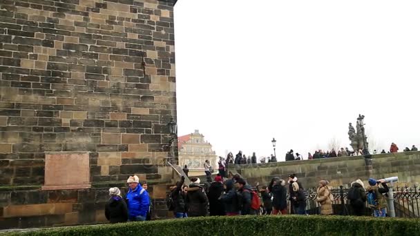 Kirche in Prag, Tschechische Republik 04 Feb 2017 3 — Stockvideo