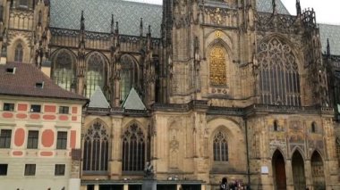 Ünlü St Vitus Katedrali Prag 
