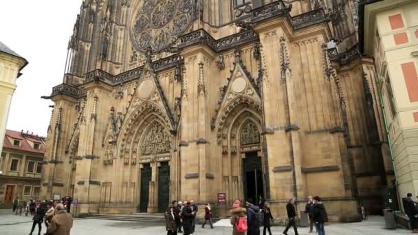 Catedral de San Vito en Praga — Vídeo de stock