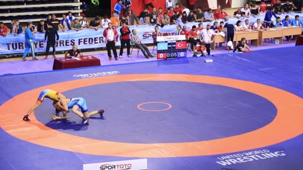 Campeonato Mundial de Wrestling United 15 — Vídeo de Stock