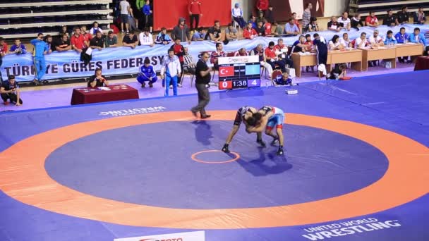 Campionato di wrestling 16 — Video Stock