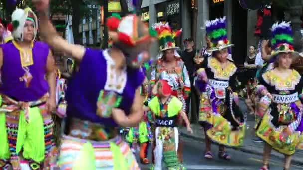 Masis de carnaval de Jatun — Vídeo de stock