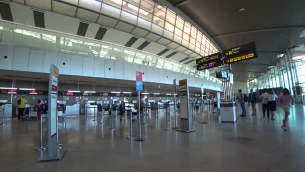 Terminal Aeropuerto Internacional Valencia — Vídeos de Stock