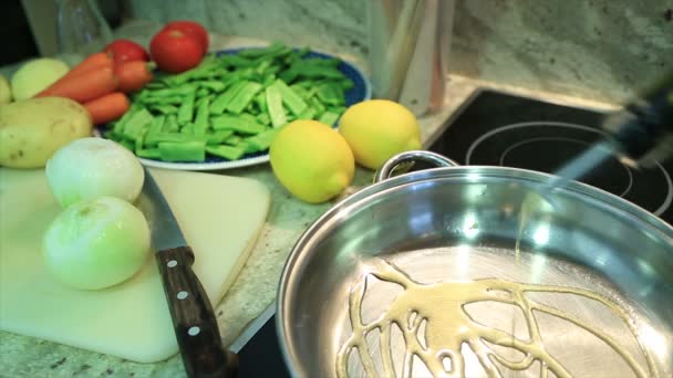 Dinner preparation — Stock Video