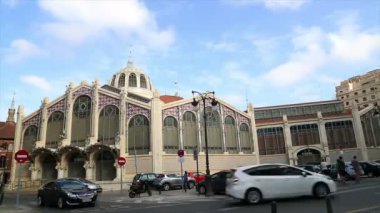 Valencia'da Mercado Merkezi dış görünümü