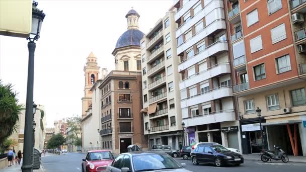Ulice ve Valencii — Stock video