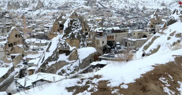 Ünlü şehir Türkiye 6 Kapadokya'da — Stok video
