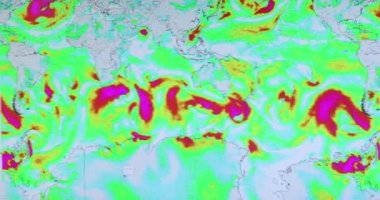 Hava Radar Dijital Uydu Rüzgarı Haritası