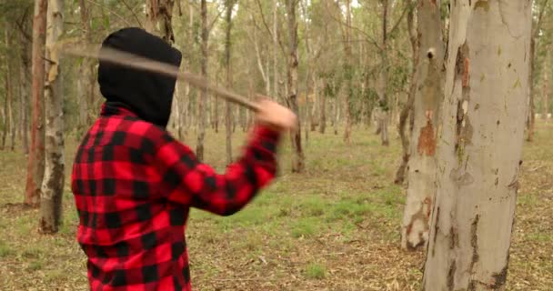 Adolescent Rebelle Garçon Regardant Furieusement Caméra — Video