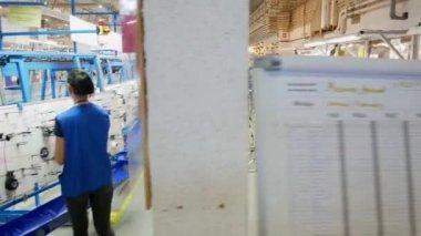 Manufacture of electrical harnesses for Mercedes cars E-class, A-class, S-class. Production of electrical cables in the car industry.  