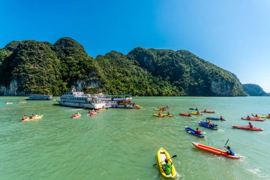 Koh Hong Adası'nda Kano