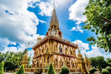 Pagoda Wat Chalong veya Chalong Tapınağı, Phuket Tayland