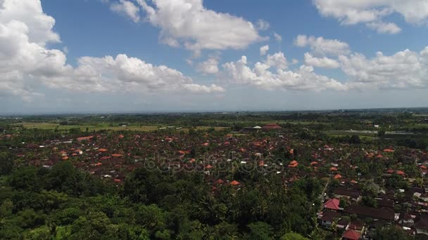 Veduta aerea della città di Bali, Indonesia . — Video Stock