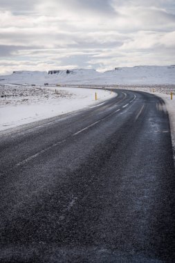 İzlanda'daki boş yol