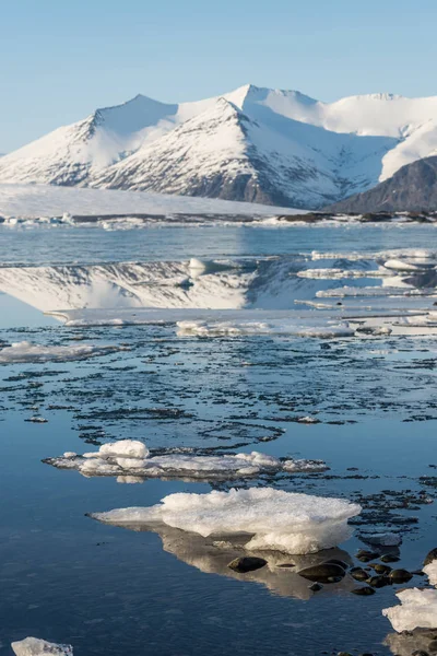 Paisagem glaciar na Islândia — Fotografia de Stock