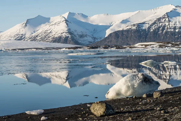 Παγετώνα τοπίο στην Ισλανδία — Φωτογραφία Αρχείου