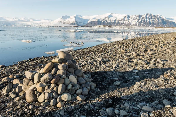 Gletscherlandschaft in Island — Stockfoto