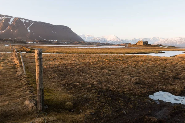 Paisagem islandesa durante o inverno — Fotografia de Stock