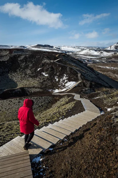 Вулканический ландшафт Исландии — стоковое фото