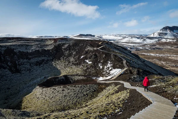 Volcano landscape in Iceland — Stock Photo, Image